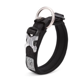 Collar suave winhyepet para perro negro chico