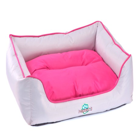 Cama Hermes gris con rosa Grande