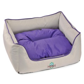 Cama Hermes gris con morado Chica
