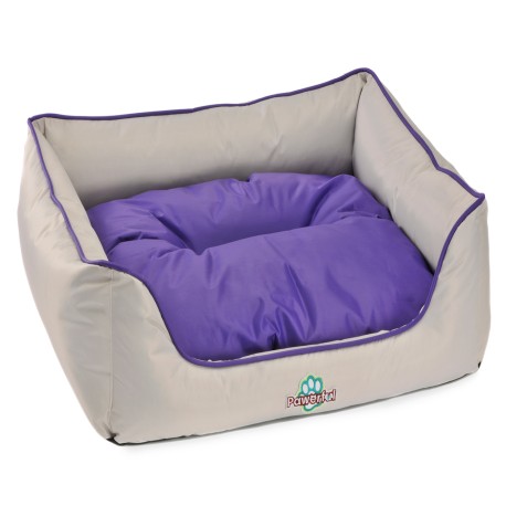 Cama Hermes gris con morado Chica