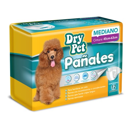 Pañales para perro mediana Pza