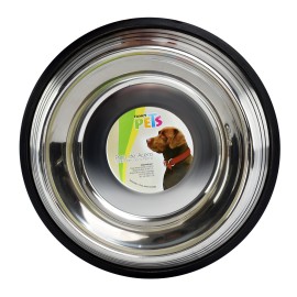 Plato de acero estriado 64 oz Color gris