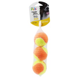Juguete pelota ch de tenis bi 3 pz