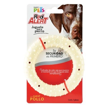 Juguete aro sabor pollo red alert