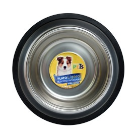 Plato de acero ligero 24 oz Color gris