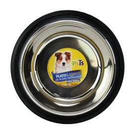 Plato de acero ligero 64 oz Color gris
