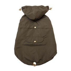 Impermeable feroz verde militar grande