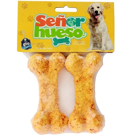 Carnaza triturada hueso 5"x 25 mm 2 piezas 2 Piezas Pza