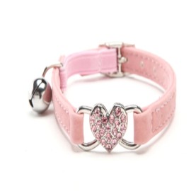 Collar para gato diamante Color rosa
