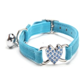 Collar para gato diamante Color azul