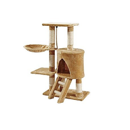 Mueble para gato con casa y hamaca 96 cm