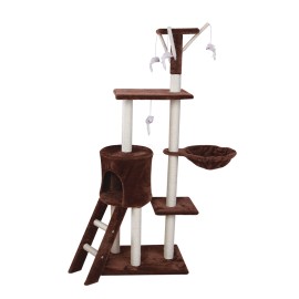 Mueble para gato con escalera, hamaca y casa