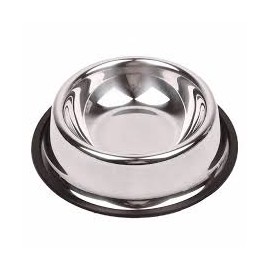 Plato metálico Color silver / extra grande Pza