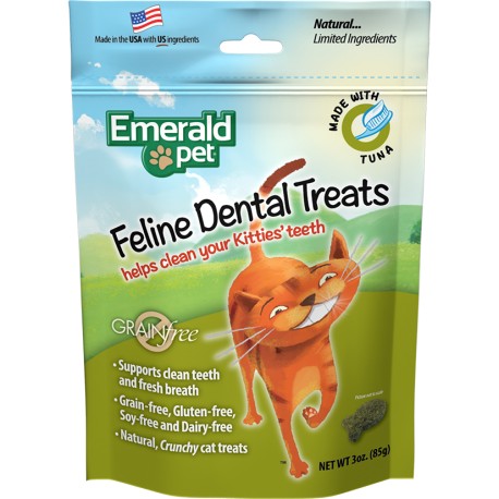 Premios dentales de atún para gato